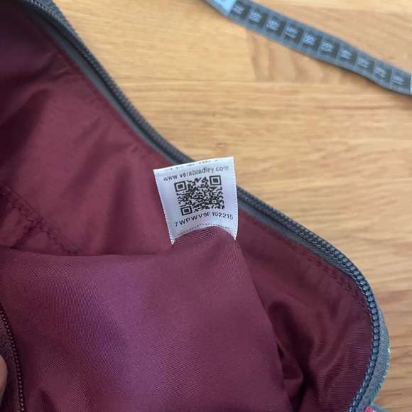 Vera Bradley Midtown Crossbody Bag City Plaid Grey Green Pink Orange Convertible - Picture 11 of 11